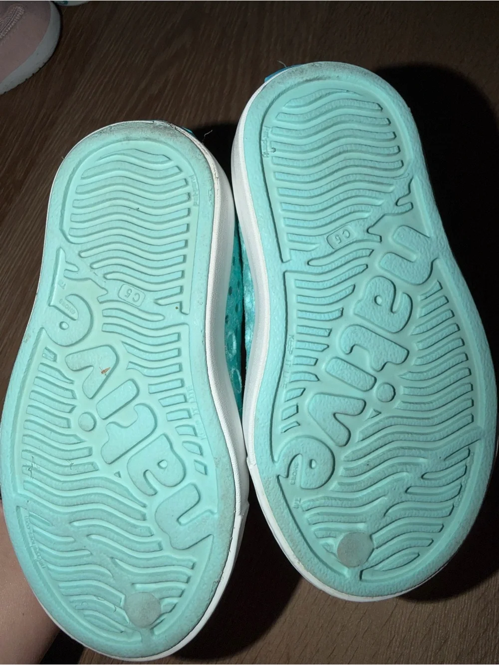 Native Shoes Kids Aqua Glitter Water Slip-Ons